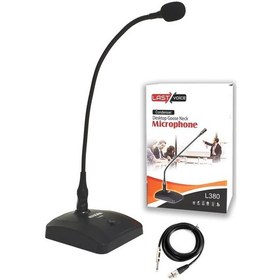 Resim Lastvoice L-380 Profesyonel Masa Mikrofon Işıklı Kürsü Mikrofon 