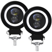 Resim Symbee 60w 6000k Parlak Led Araç Farı, Ip68 Su Geçirmez, Motosiklet, Atv, Suv, Tekne İçin 2'li Paket 