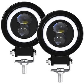 Resim Symbee 60w 6000k Parlak Led Araç Farı, Ip68 Su Geçirmez, Motosiklet, Atv, Suv, Tekne İçin 2'li Paket 