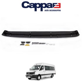 Resim Cappafe Volkswagen Crafter Ön Cam Güneşliği Siperlik Akrilikvizör Şapka Terek Piano Black 2012-2017 