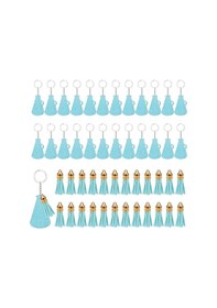 Resim Akrilik Anahtarlık Boşlukları, Akrilik Tezahürat Megafonu Anahtarlık, Mavi 