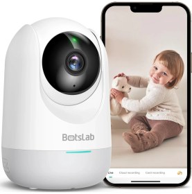 Resim Botslab 360+ C211 2K Pro WiFi 360° Akıllı Güvenlik Kamerası Bebek Monitörü Evcil Hayvan Kamerası İç Mekan Kamerası IP Kamera 2024 Versiyon (Distribütör Garantili) 