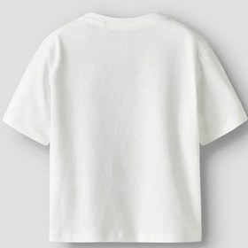 Resim Name It Nmfvilinse Ss Nreg Top Kız Çocuk T-shirt 13228157 Beyaz 
