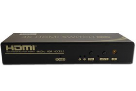 Resim Beek BS-VM-HA0202 2 Port Giriş 2 Port Çıkış HDMI 2.0 HDCP 2.2 4K HDMI Switch 