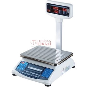 Resim Ata Boyunlu Led 15 KG x 2 - 5 Gr Fiyat Hesaplamalı Terazi 
