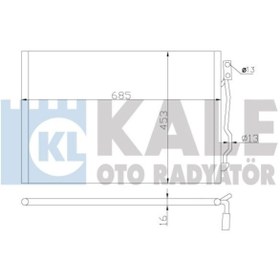 Resim KALE 343050 Klima Radyatoru (MERCEDES-BENZ: S-SERİS W221 S 280 / S300 / S350 / S63 AMG (WE642574) 