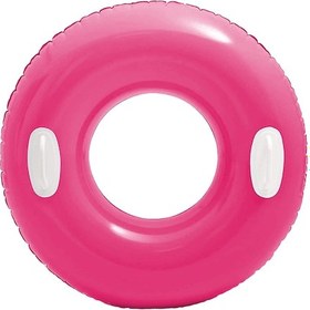 Resim Tutacaklı Parlak Simit - Intex - Pembe - 76 Cm 59258 