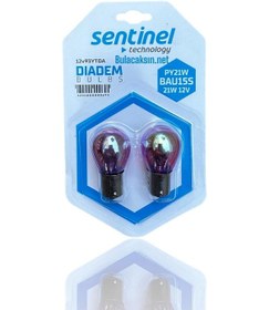 Resim Sentinel Diadem Turuncu 12v 93 Py21w Tek Duy Şaşı Tırnak Ampul 2 Adet 