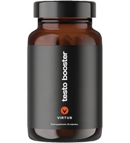Resim Virtus Testo Booster Tribulus Terrestris, Kore Ginsengi, Çemen, Bor, Vitamin D, Içeren Takviye Edici Gıda 