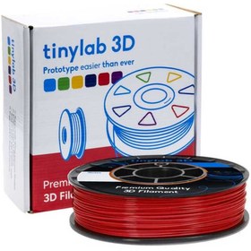 Resim tinylab 3d 1.75 mm Kırmızı ABS Filament 