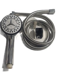 Resim Çiğdem Mafsallı Duş Seti 5 Fonksiyonlu - Hanging Shower Set Krom Kaplama 