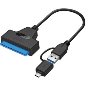 Resim Alfais 4204 2in1 Usb 3.0 Type-c To 2.5 İnç Sata Hdd Ssd Çevirici 