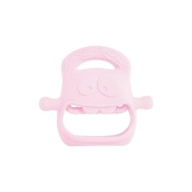 Resim Pembe Bebek Silikon Diş Kaşıyıcı 