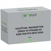 Resim VENATURA Kalsiyum Magnezyum Çinko Ve Vitamin D3 30 Saşe 