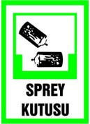 Resim izmirdenet Sprey Kutusu Kendinden Yapışkanlı Etiket 17,5 X 25 Cm 