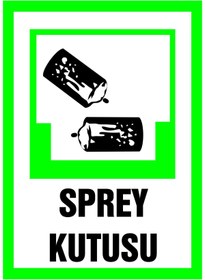 Resim izmirdenet Sprey Kutusu Kendinden Yapışkanlı Etiket 17,5 X 25 Cm 