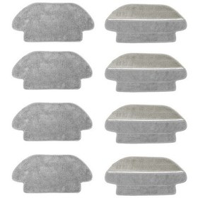 Resim Viomi V2 Pro Uyumlu 8 Adet Yedek Mop Fiber Paspas 