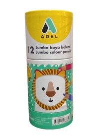 Resim Adel Boya Kalemi Jumbo Hexa 12li 2119520101 Çok Renkli 