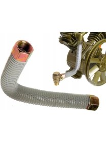 Resim 25-50 Lt Kompresör Hava Çıkış Borusu Soğutucu Korumalı 3/8 -3/8 10mm 