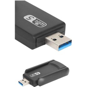 Resim Zengemtx Wifi Adaptörü Bt5.0 Wifi 2'si Bir Arada Çift Bantlı Çift Anten 