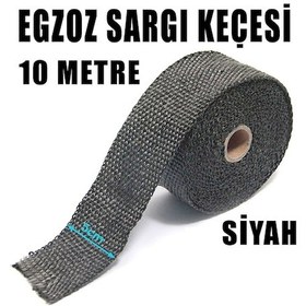 Resim Egzoz Yanmaz Sargı Keçesi 10 Metre Siyah 