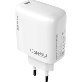 Resim Lenyes Lch94 Type-c Gan Teknolojili Pd Hızlı Şarj Özellikli Şarj Başlığı 45w Beyaz 
