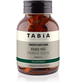 Resim Tabia Kişniş Yağı 500 MG 60 Kapsül 