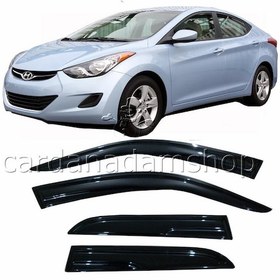 Resim 2014 Hyundai Elantra Cam Rüzgarlığı 4 Lü Set Tam Uyumlu Esnek 