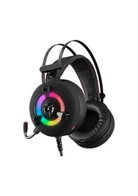 Resim Rampage Miracle-X2 Plus 7.1 Surround RGB Kulak Üstü Oyuncu Kulaklığı 