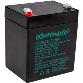Resim ORBUS Akü 12 Volt 5 Amper Powermaster - ( 90 X 70 X 101 Mm ) 