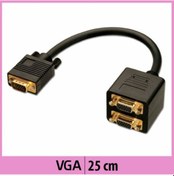 Resim Vga Y Kablo Vga Çoklayıcı Çoğaltıcı Splitter Dağıtıcı Altın Uçlu 