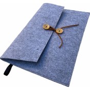 Resim Handmade MacBook Pro Kılıf Çanta 13'' Için Gri 