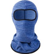 Resim Butu Motosiklet Bisikleti Bisiklet Kayak İçin Rüzgar Geçirmez Termal Balaclava Yüz Maskesi Boyun Isıtıcı - Bebek Mavisi 
