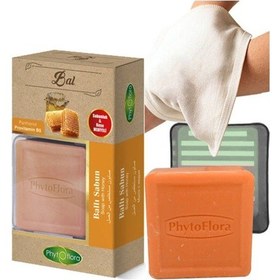 Resim Phytoflora Ballı Sabun 125 G + Sabunluk + Kese 