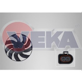 Resim Veka-25-4418 - Fan Motoru Motor+pervane Su Radyatoru Kucuk Tı 