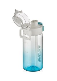 Resim Shotay Su Matarası Straw Gradient Polikarbon Mavi 600ml 