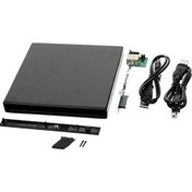 Resim 5115 USB Sata Slim 12.7mm DVD RW Writer SSD External Harici Caddy Kutu 