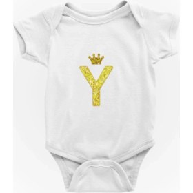 Resim Limon Unisex Bebek Beyaz Y Yarfi Baskılı Zıbını 