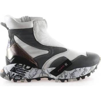 Bueno Shoes Gri Deri Kadın Spor Bot