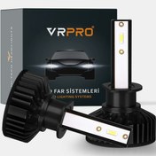 Resim 9006 F2 Mini Slim Led Xenon Far Ampulü CSP Çip 