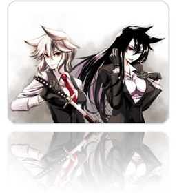 Resim İlyuka Mousepad 40x30cm Gaming Oyuncu Mp444030 Anime Warrior 