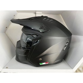 Resim Sway Kask X1-x Seul Çene Çıkan Mat Siyah 