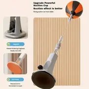 Resim 137,92-160,02 inç Yükseklik Ayarlanabilir Boks Çarpması Topu, Spring ile, Pompa ve Tornavida Dahil, Ev Kullanımı için Uygun, Bağımsız Stand ile, Eğitim Reaksiyon Hızı Topu, Pil Gerektirmez 