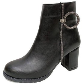 Resim Bianca 124 Deri Trend Fashion Kadın Bot Siyah 