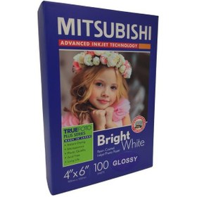 Resim Mitsubishi 4X6 10X15 260 G Parlak Inkjet Kağıt 