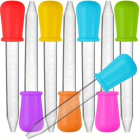 Resim 6 adet Silikon Göz Damlalığı Pipet Seti Sıvı Transferi İçin Ampul Uçlu - Pil Gerekmez 
