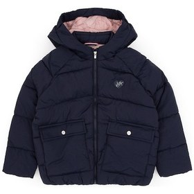 Resim U.S. Polo Assn. Kız Çocuk Lacivert Kapüşonlu Mont 50313057-VR033 