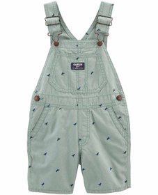 Resim Oshkosh B’gosh Erkek Bebek Dinazor Desenli Şort Salopet 