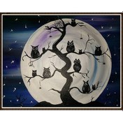 Resim Yaozixa Ev Dekoru Için 5d Tam Taşlı Pano, 30x25cm Diyarbakır Ağaç Deseni, Göz Koruyucu Teknoloji, Ev Ve Duvar Dekorasyonu Gümüş 