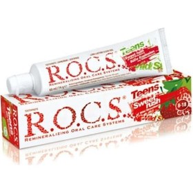 Resim Rocs Teen 8 -18 Yaş Yaban Çileği Aromalı Diş Macunu 60 ML 
